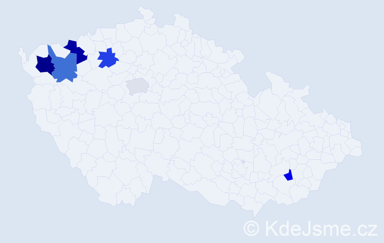 Příjmení: 'Slivkanič', počet výskytů 17 v celé ČR