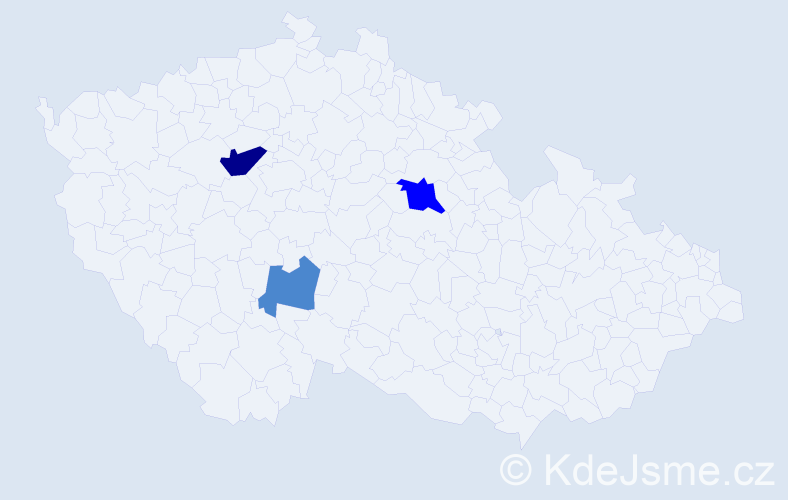 Příjmení: 'Giorgini', počet výskytů 9 v celé ČR