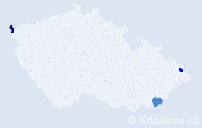 Příjmení: 'Flajs', počet výskytů 6 v celé ČR