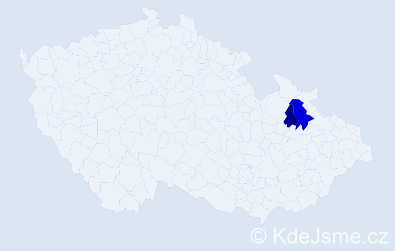 Příjmení: 'Karajannis', počet výskytů 3 v celé ČR