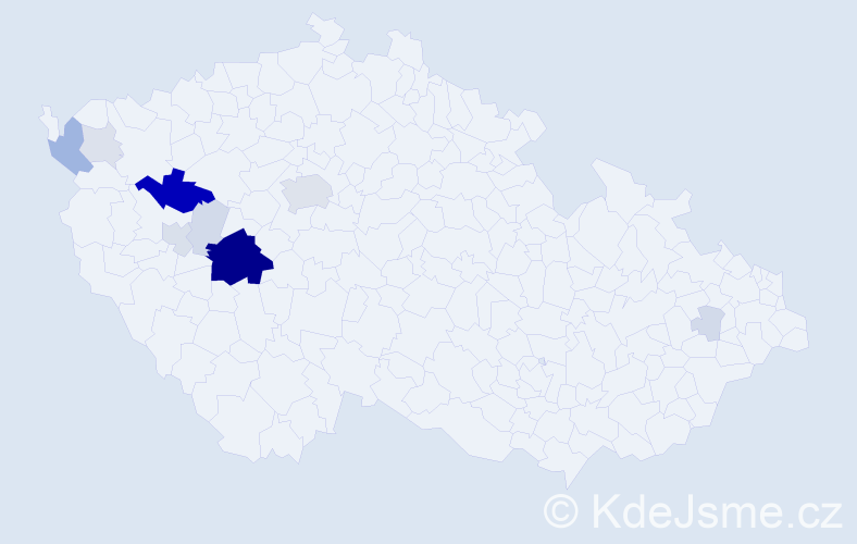 Příjmení: 'Brettl', počet výskytů 47 v celé ČR