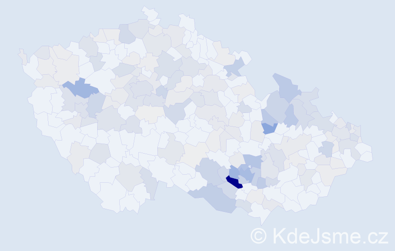 Příjmení: 'Grossová', počet výskytů 653 v celé ČR