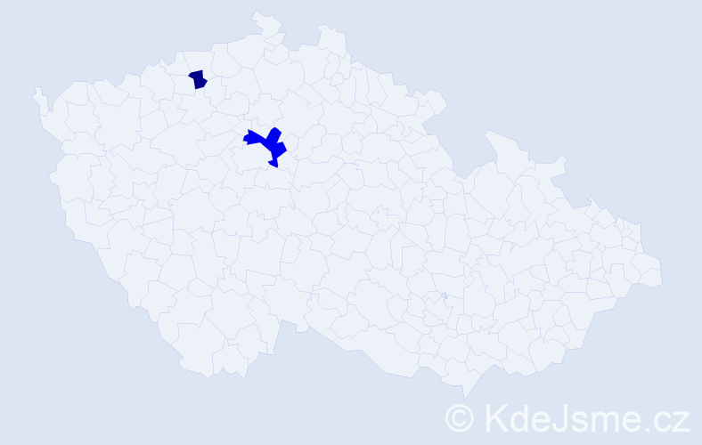 Příjmení: 'Kabaljuková', počet výskytů 4 v celé ČR