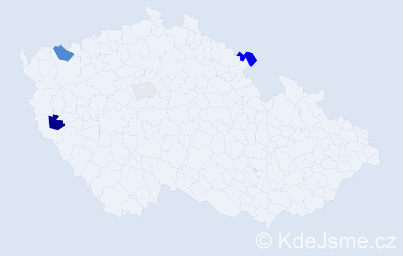 Příjmení: 'Stepanová', počet výskytů 8 v celé ČR
