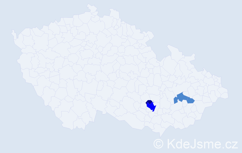 Příjmení: 'Florec', počet výskytů 11 v celé ČR
