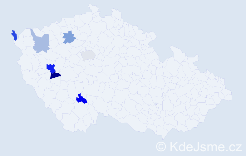 Příjmení: 'Kirchmanová', počet výskytů 15 v celé ČR
