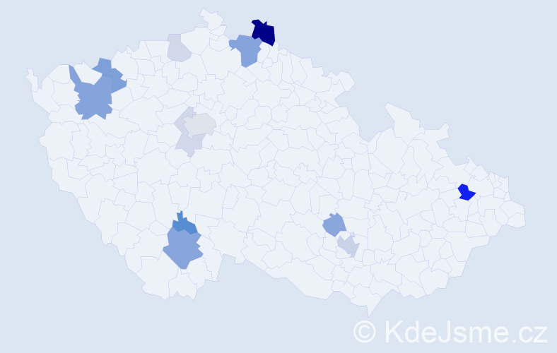 Příjmení: 'Luprich', počet výskytů 31 v celé ČR