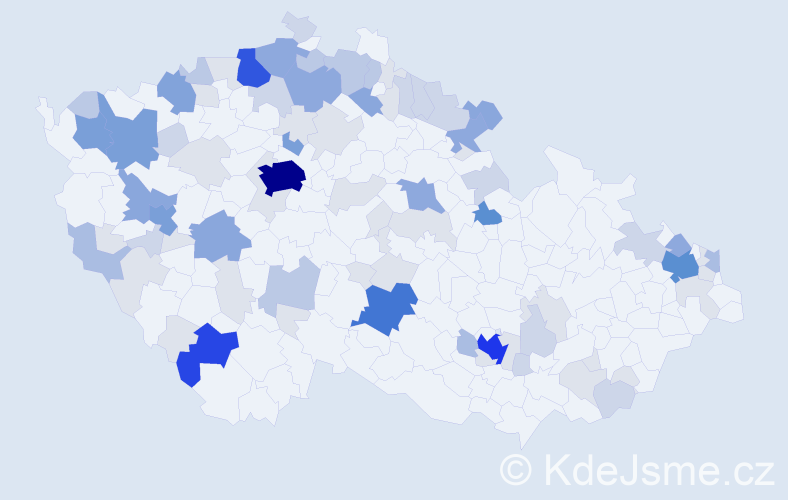 Příjmení: 'Franz', počet výskytů 291 v celé ČR