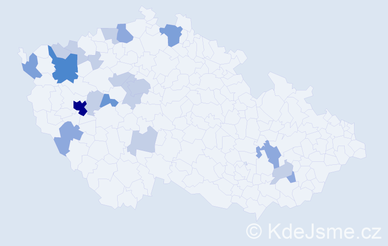 Příjmení: 'Röschová', počet výskytů 44 v celé ČR