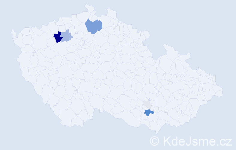 Příjmení: 'Kormosová', počet výskytů 11 v celé ČR