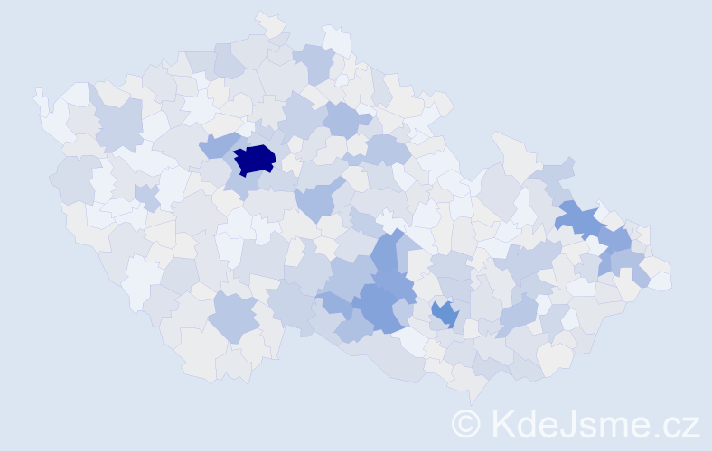 Příjmení: 'Chalupa', počet výskytů 2243 v celé ČR