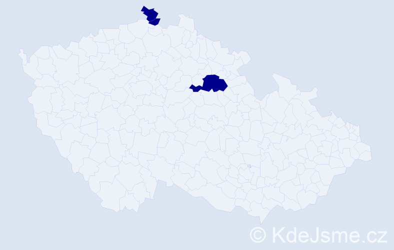 Příjmení: 'Barecz', počet výskytů 3 v celé ČR