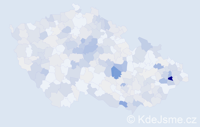 Příjmení: 'Dobiáš', počet výskytů 1243 v celé ČR