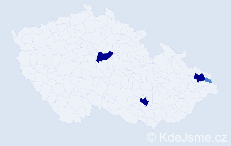 Příjmení: 'Banasinská', počet výskytů 11 v celé ČR