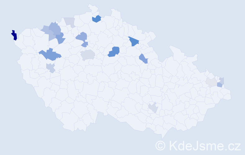 Příjmení: 'Červeňanská', počet výskytů 32 v celé ČR