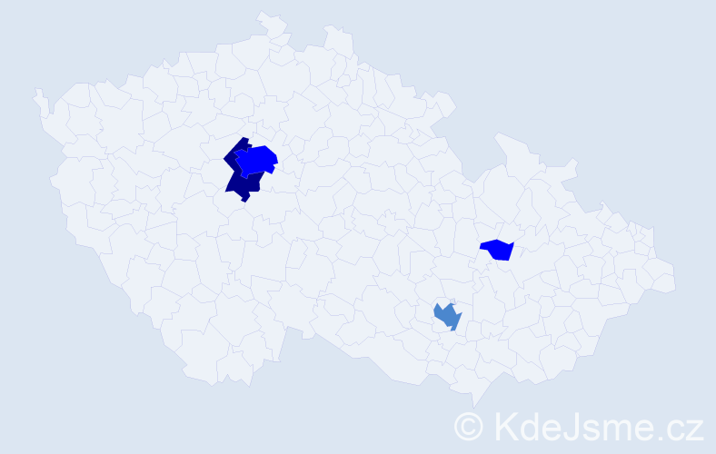 Příjmení: 'Skvortsov', počet výskytů 8 v celé ČR