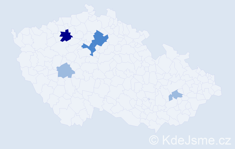 Příjmení: 'Kraumannová', počet výskytů 10 v celé ČR