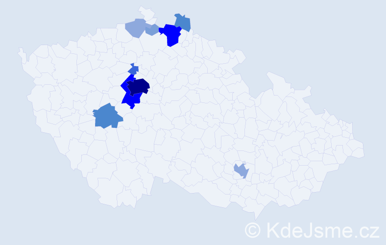 Příjmení: 'Taller', počet výskytů 31 v celé ČR
