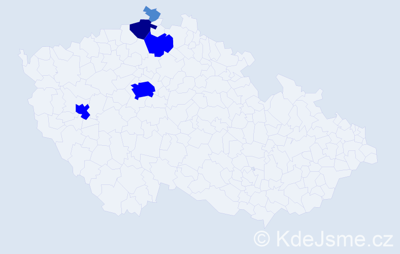 Příjmení: 'Möser', počet výskytů 10 v celé ČR