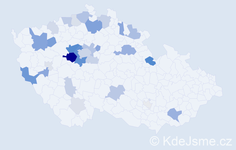 Příjmení: 'Jungmanová', počet výskytů 84 v celé ČR