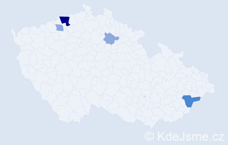 Příjmení: 'Baloch', počet výskytů 11 v celé ČR
