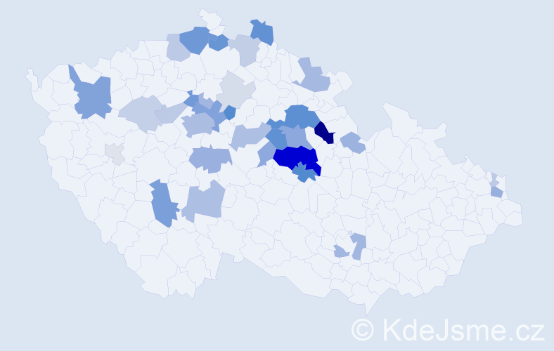 Příjmení: 'Andr', počet výskytů 104 v celé ČR