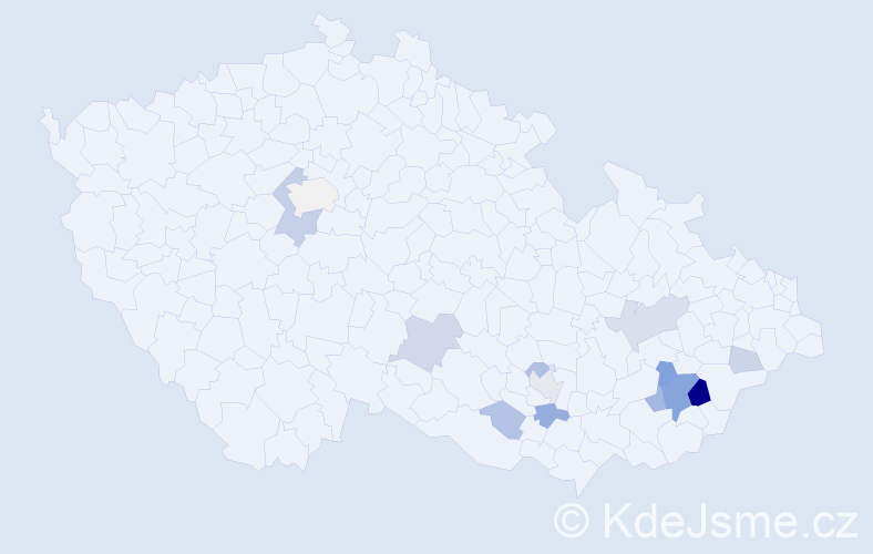 Příjmení: 'Balusková', počet výskytů 32 v celé ČR