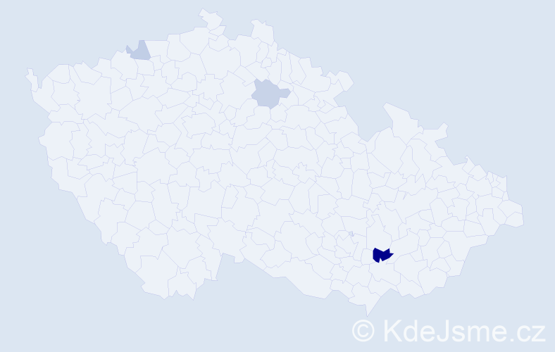 Příjmení: 'Cristea', počet výskytů 6 v celé ČR