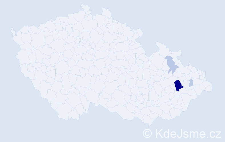 Příjmení: 'Drőhsler', počet výskytů 10 v celé ČR