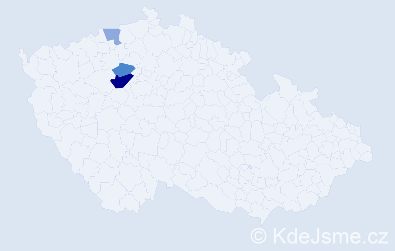 Příjmení: 'Organiščáková', počet výskytů 8 v celé ČR