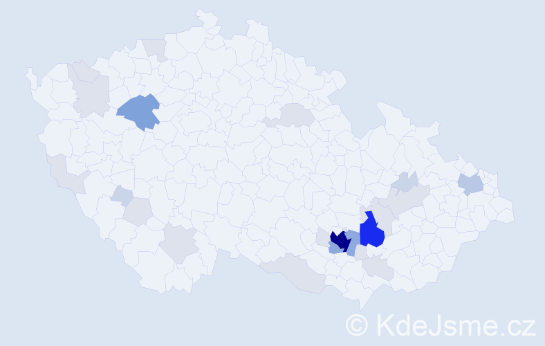 Příjmení: 'Bugnerová', počet výskytů 78 v celé ČR