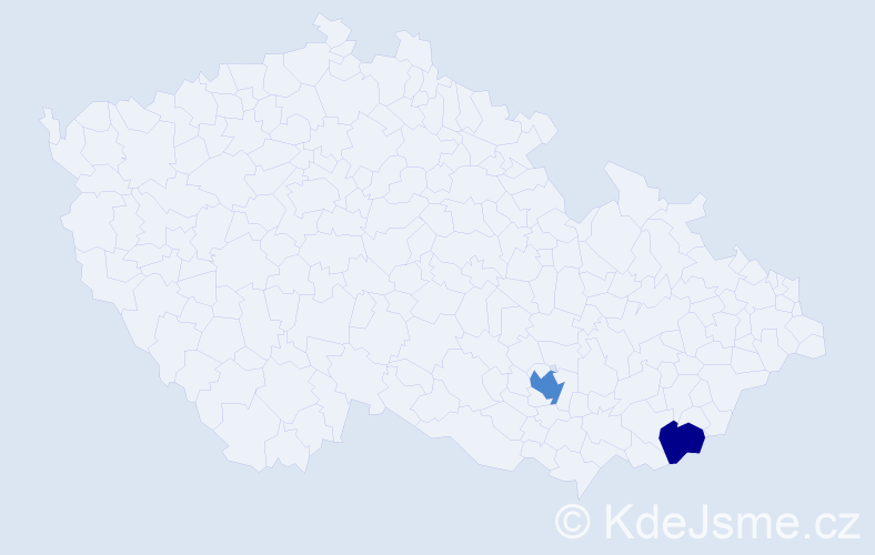 Příjmení: 'Kotheová', počet výskytů 6 v celé ČR