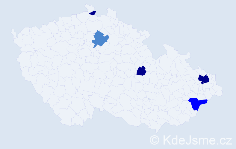 Příjmení: 'Matoš', počet výskytů 12 v celé ČR