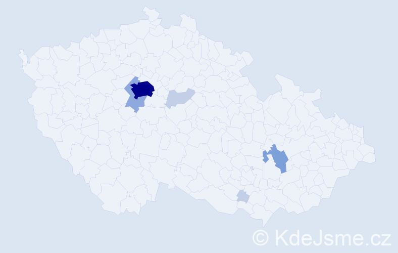 Příjmení: 'Babyak', počet výskytů 18 v celé ČR