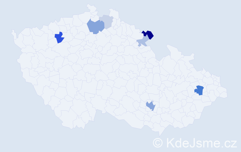 Příjmení: 'Nentwichová', počet výskytů 17 v celé ČR