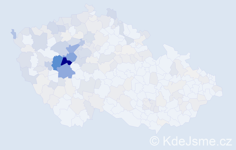 Příjmení: 'Huml', počet výskytů 945 v celé ČR