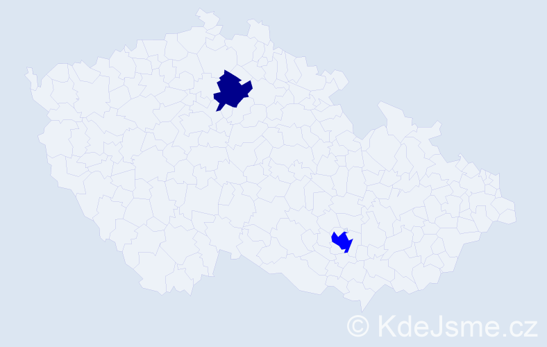 Příjmení: 'Townsend', počet výskytů 5 v celé ČR