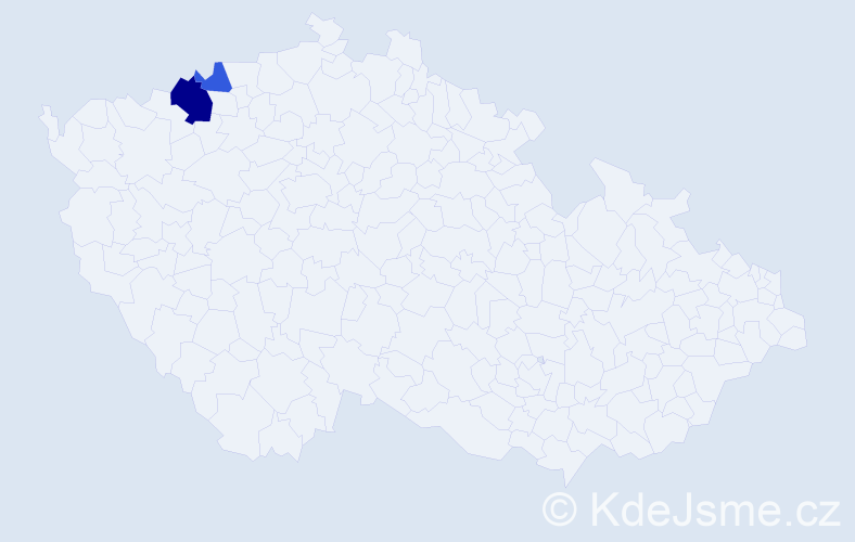 Příjmení: 'Samsůnková', počet výskytů 4 v celé ČR