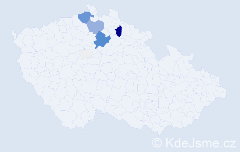 Příjmení: 'Barvinská', počet výskytů 17 v celé ČR