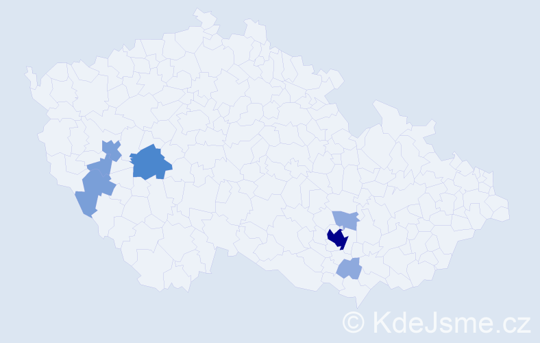 Příjmení: 'Göttingerová', počet výskytů 18 v celé ČR