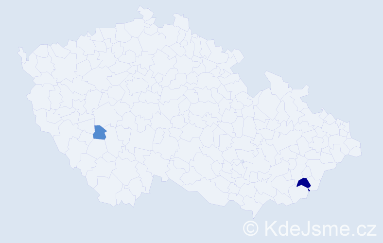 Příjmení: 'Eischmannová', počet výskytů 4 v celé ČR