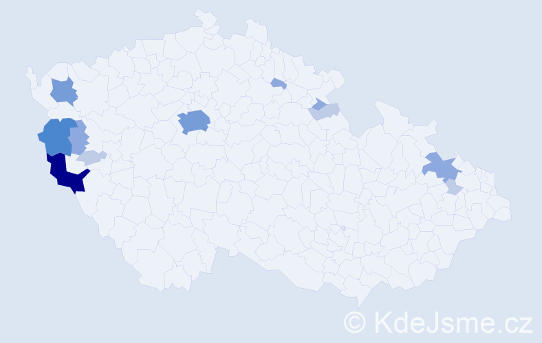Příjmení: 'Timurová', počet výskytů 32 v celé ČR