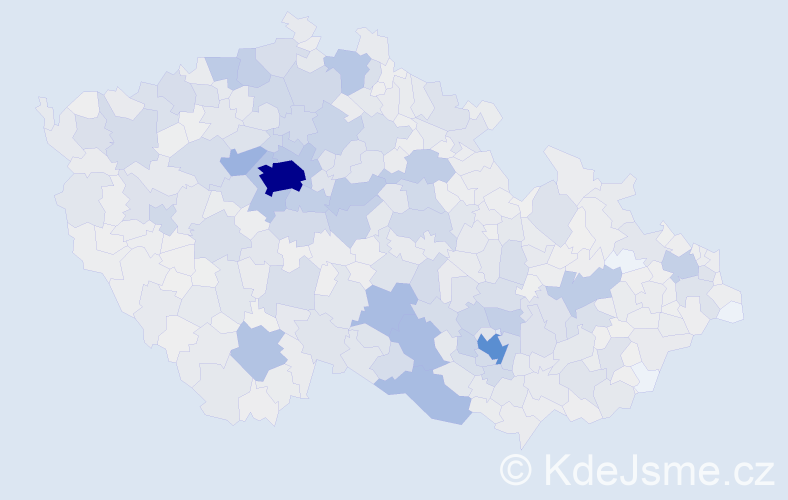 Příjmení: 'Pokorná', počet výskytů 11023 v celé ČR