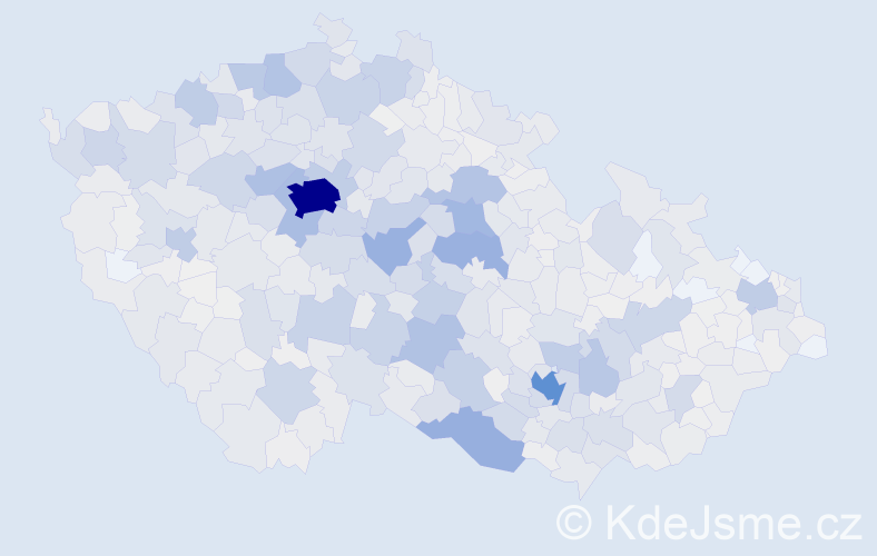 Příjmení: 'Jelínek', počet výskytů 9859 v celé ČR