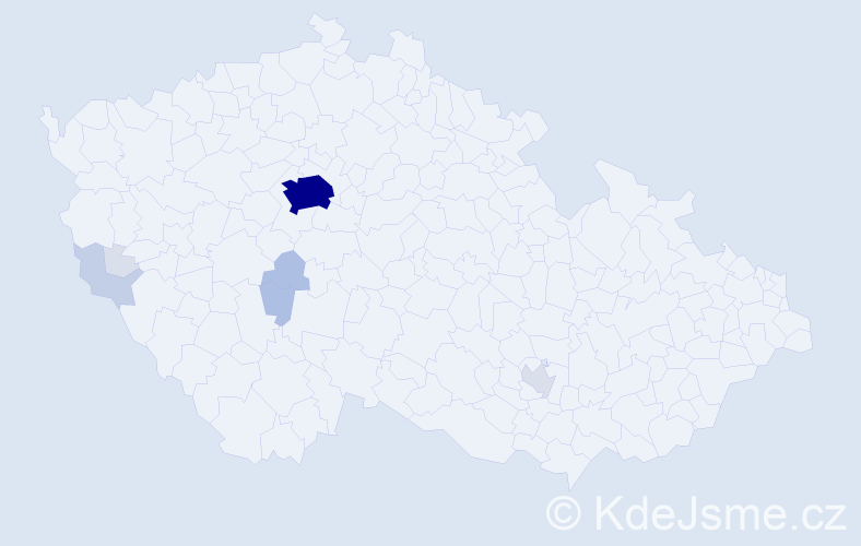 Příjmení: 'Fauknerová', počet výskytů 32 v celé ČR