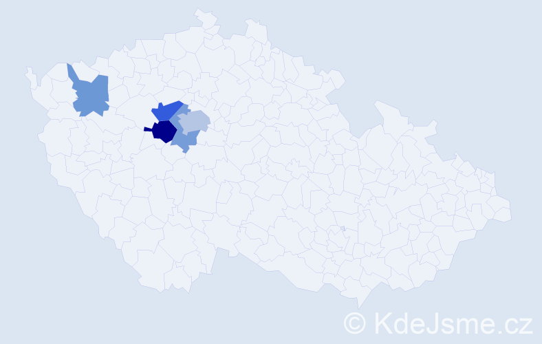 Příjmení: 'Bäumelová', počet výskytů 9 v celé ČR