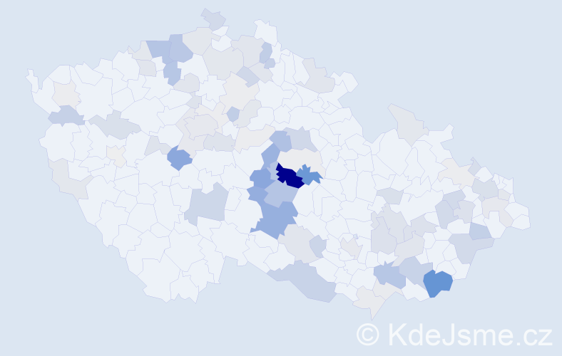 Příjmení: 'Doležálek', počet výskytů 242 v celé ČR