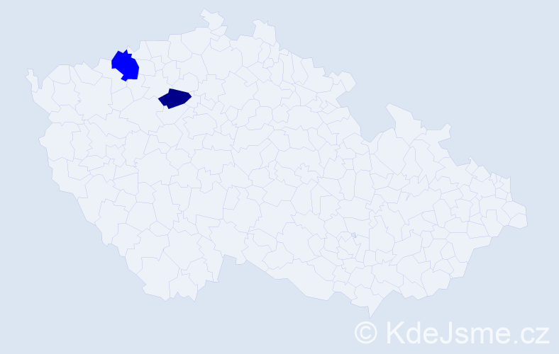 Příjmení: 'Hagenštocová', počet výskytů 7 v celé ČR