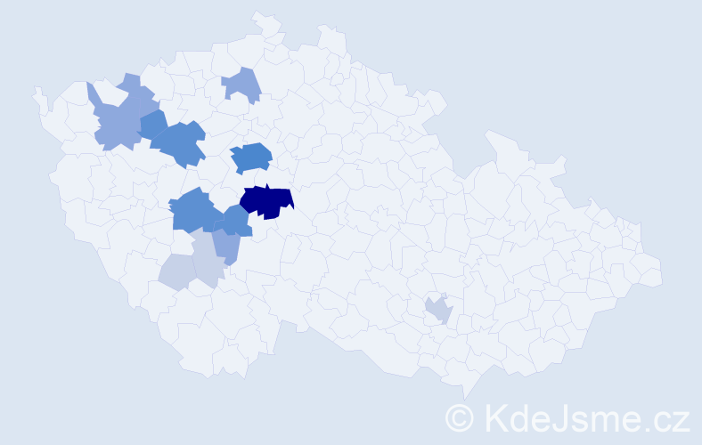 Příjmení: 'Drazdíková', počet výskytů 49 v celé ČR