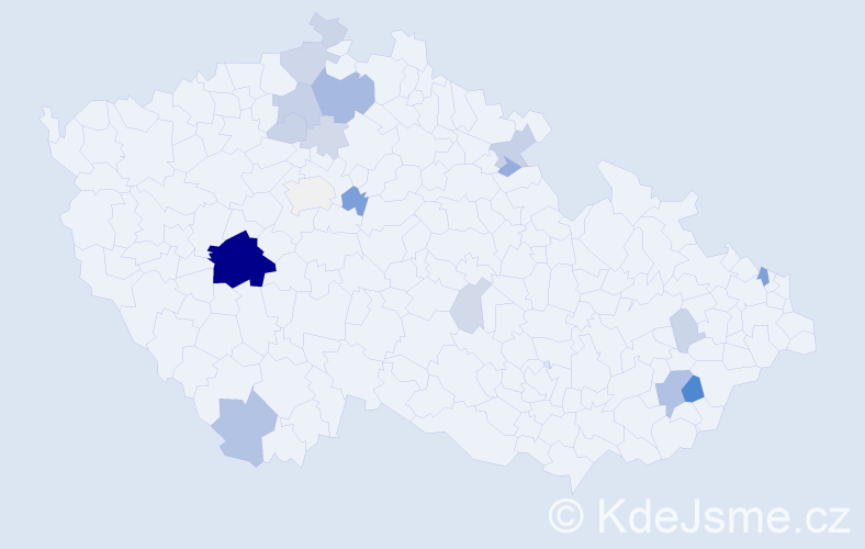 Příjmení: 'Buch', počet výskytů 56 v celé ČR